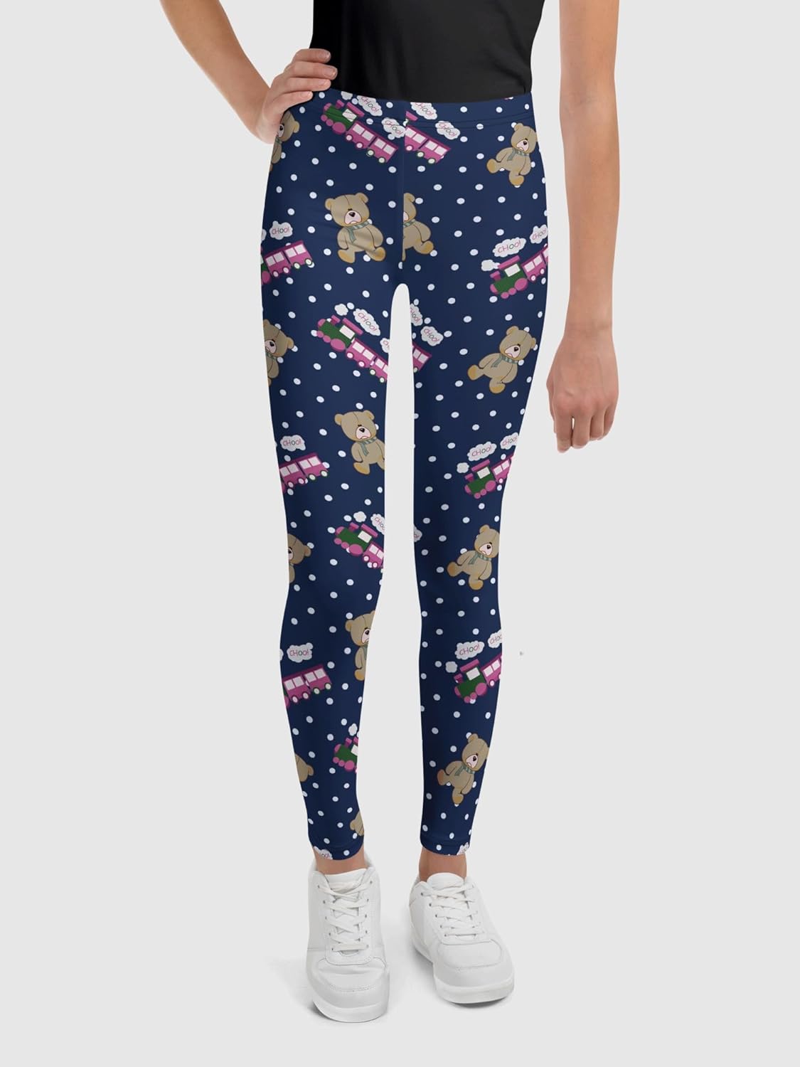 KPop Demon Hunters Rumi's Choo Choo Youth Leggings - Officially Licensed - Image 2