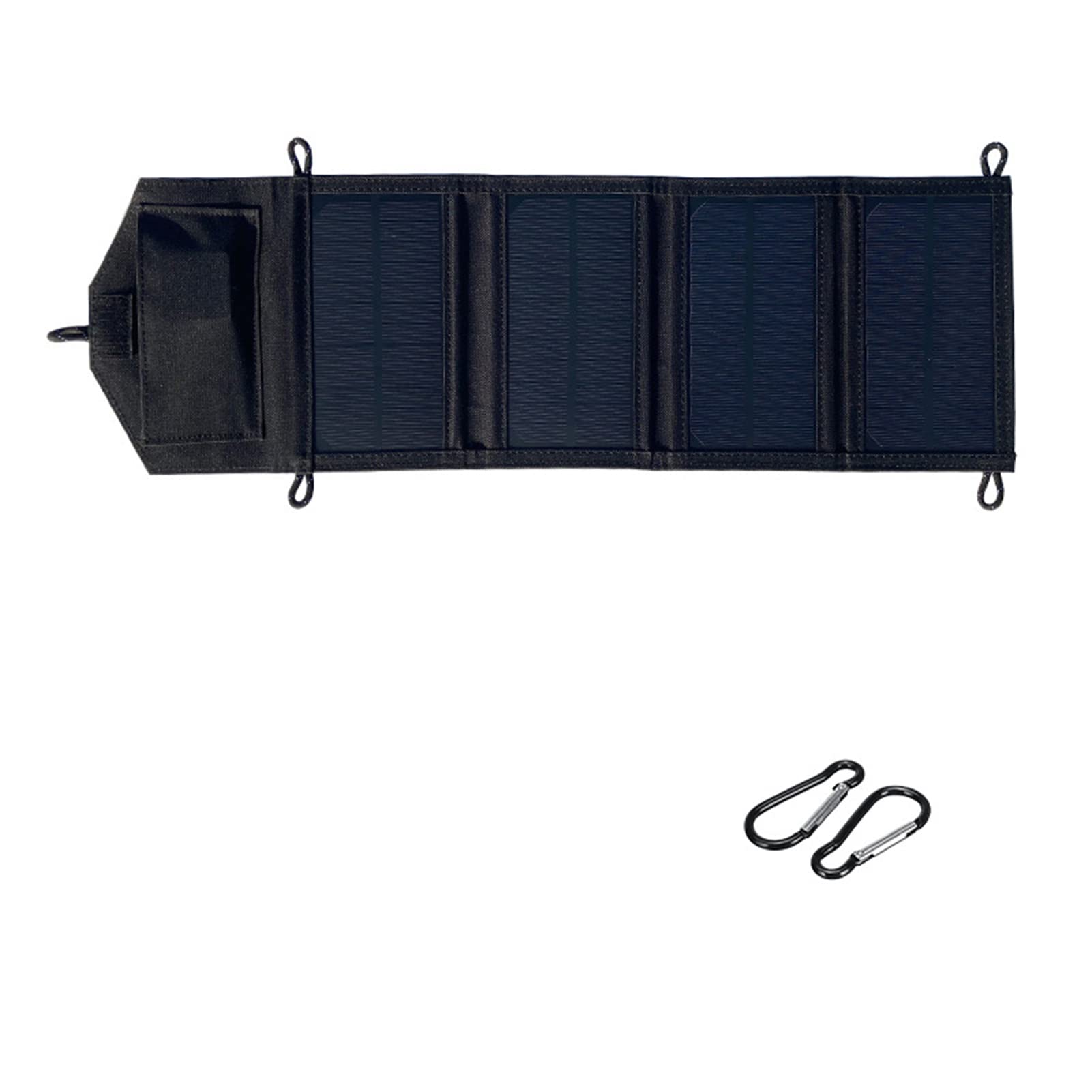 Kit de Paneles solares monocristalinos de 10 vatios y 5 V, Panel Solar Plegable del Sistema Fuera de la Red con 2 módulos de Cargadores de batería Solar USB, teléfonos Inteligentes, tabletas