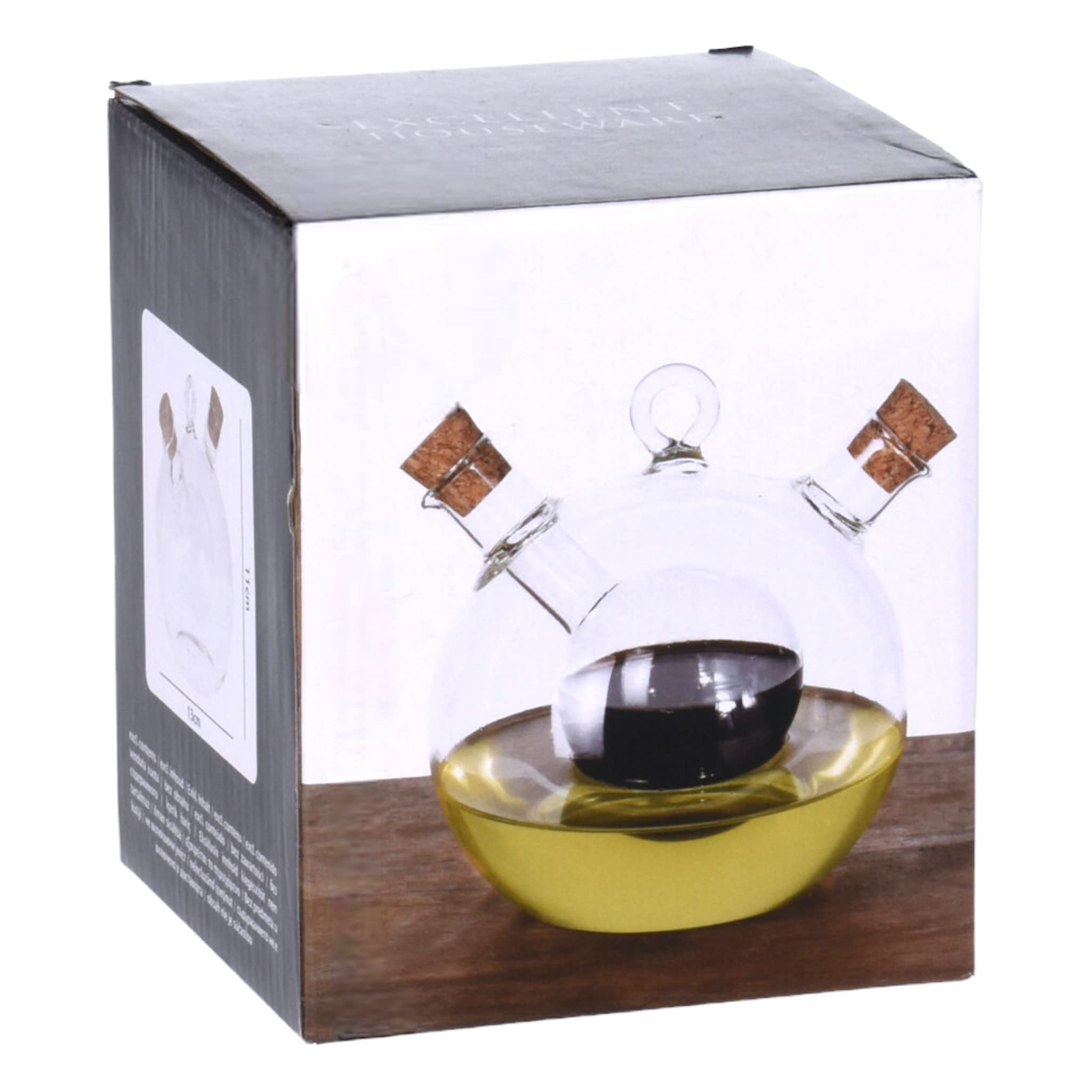 Pcscevcr 2 In 1 Öl- Und Essigspender Aus Glas - Praktisch & Dekorativ Für Die Küche