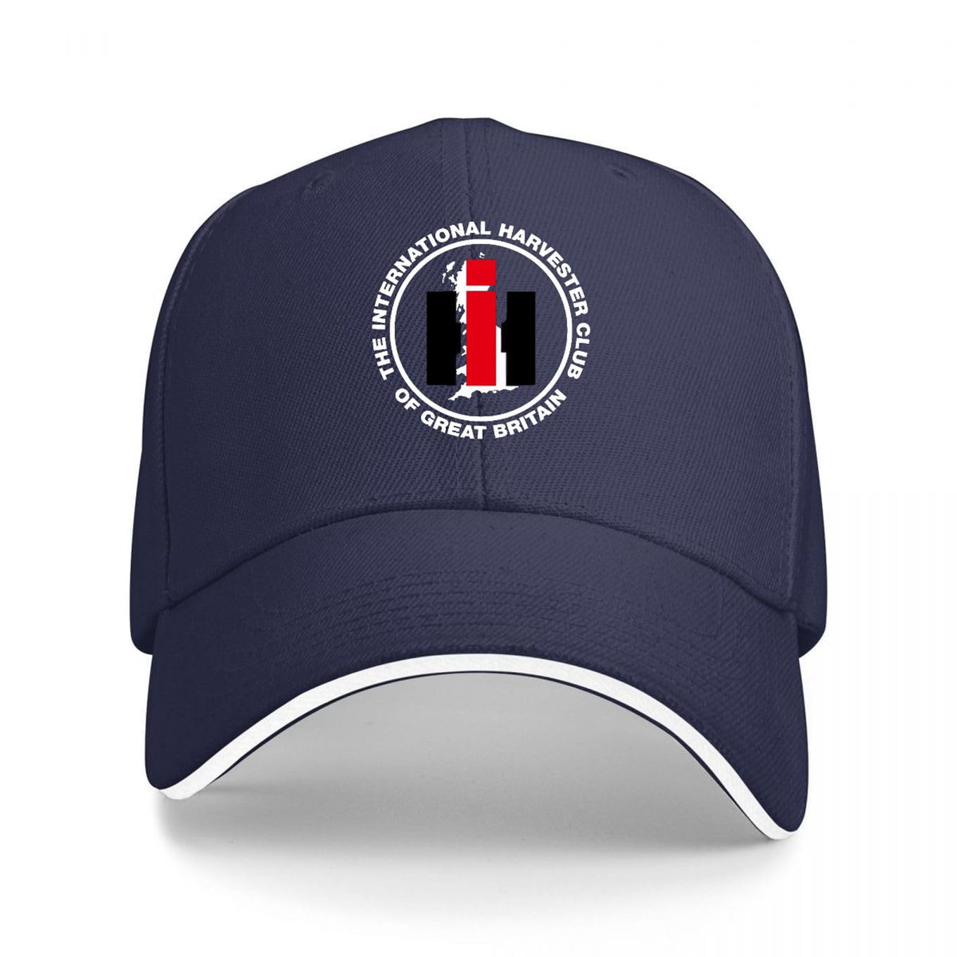 International Harvester IH Tractor Navy Blue Unisex Adjustable Baseball Cap