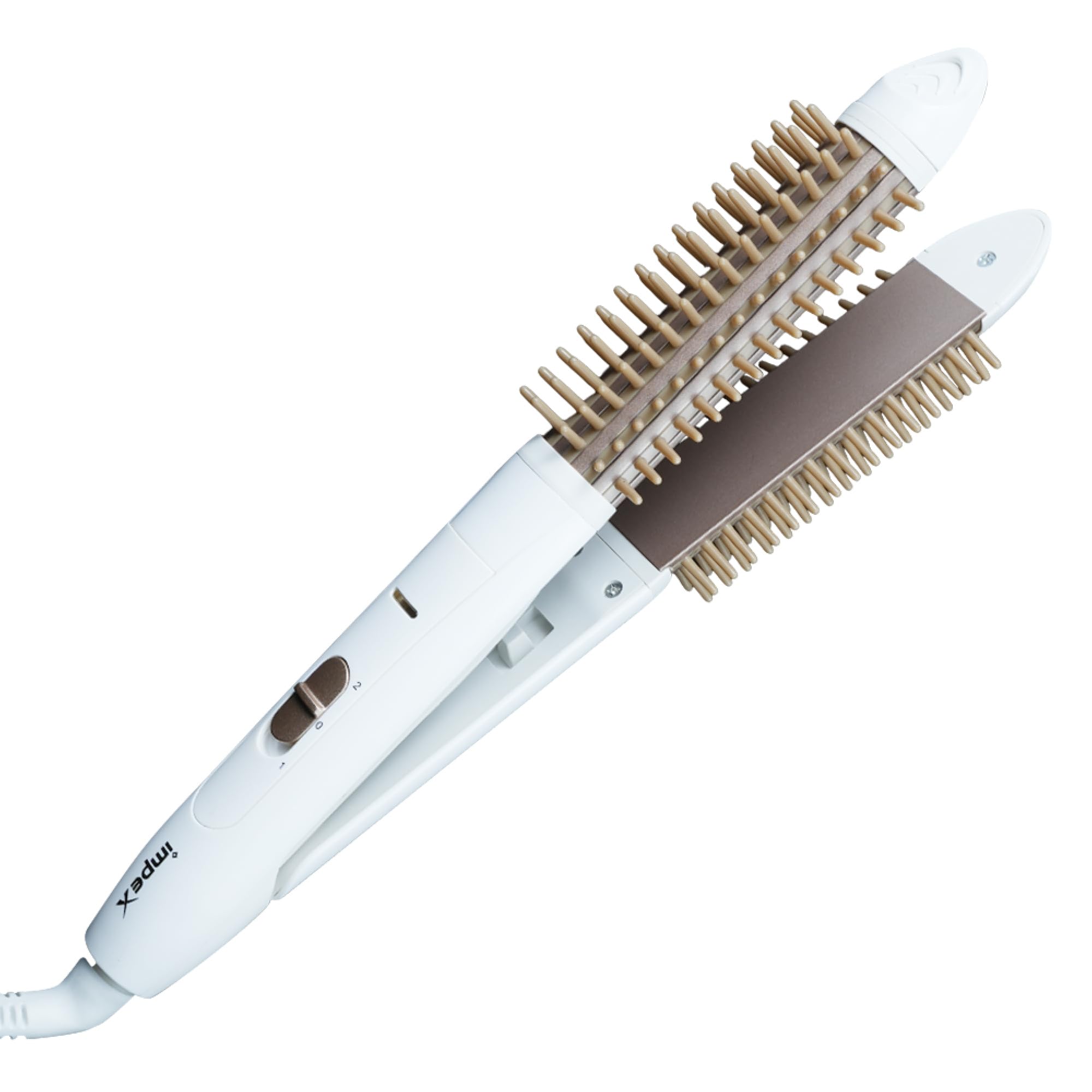 Impex Ceramic Hair Straightener,2-in-1 Straightener,360° Swivel