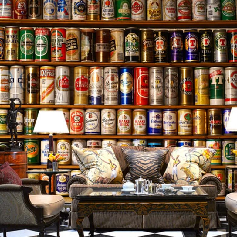 Papier peint photo 3D bière : transformez vos murs vides de bar - 4