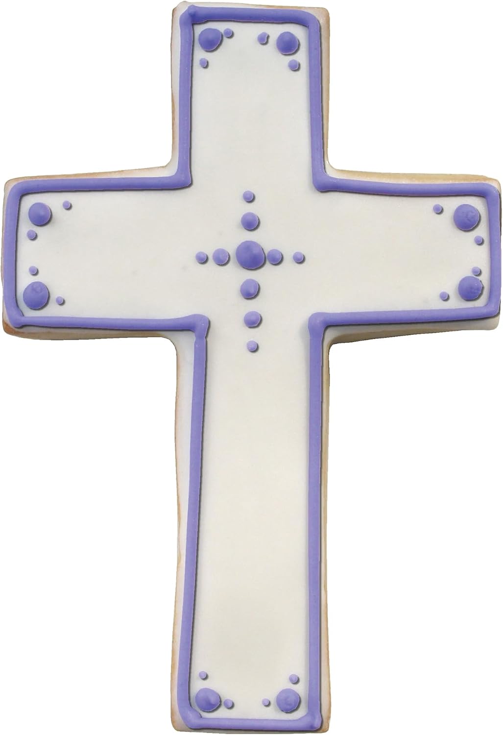 R&M Cross Cookie Cutter 4" - Stainless Steel, Gift Tag Carded