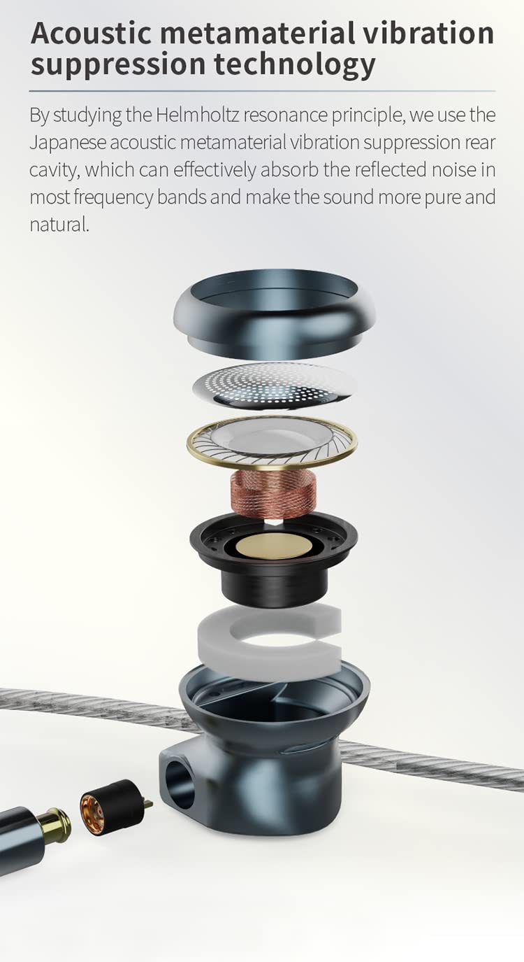 Amazon.co.jp: BGVP DX6 有線イヤホン HiFi 低音メタルフラットヘッド