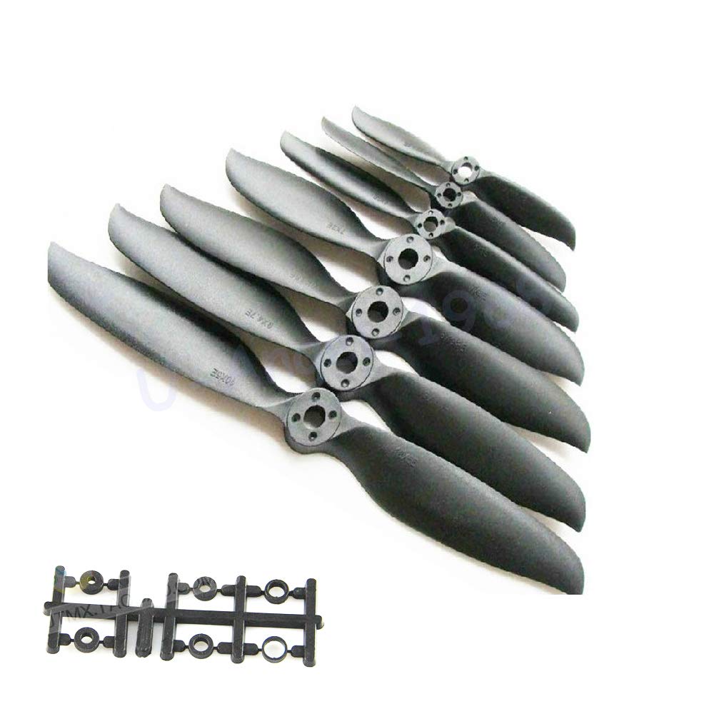 For avión RC, 10 Piezas/Lote, Apto for hélice JN 4,5 * 4,5E 5 * 5E 6 * 4E 7 * 5E 8 * 6E 9 * 6E 9 * 4,7E 10 * 5E 10 * 7E 11 * 7E 12 * 6E 12 * 10E 13 x 8E 14 * 7E(13X8E)