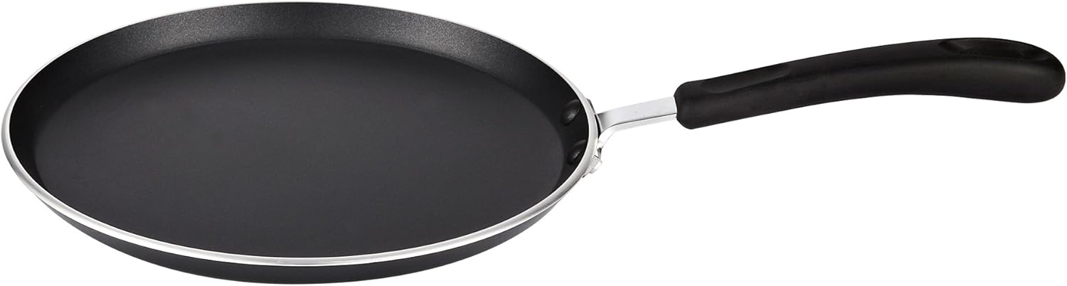 Cook N Home 10.25-Inch Nonstick Heavy Gauge Crepe Pancake Pan Griddle, 26cm, Black: Home & Kitchen