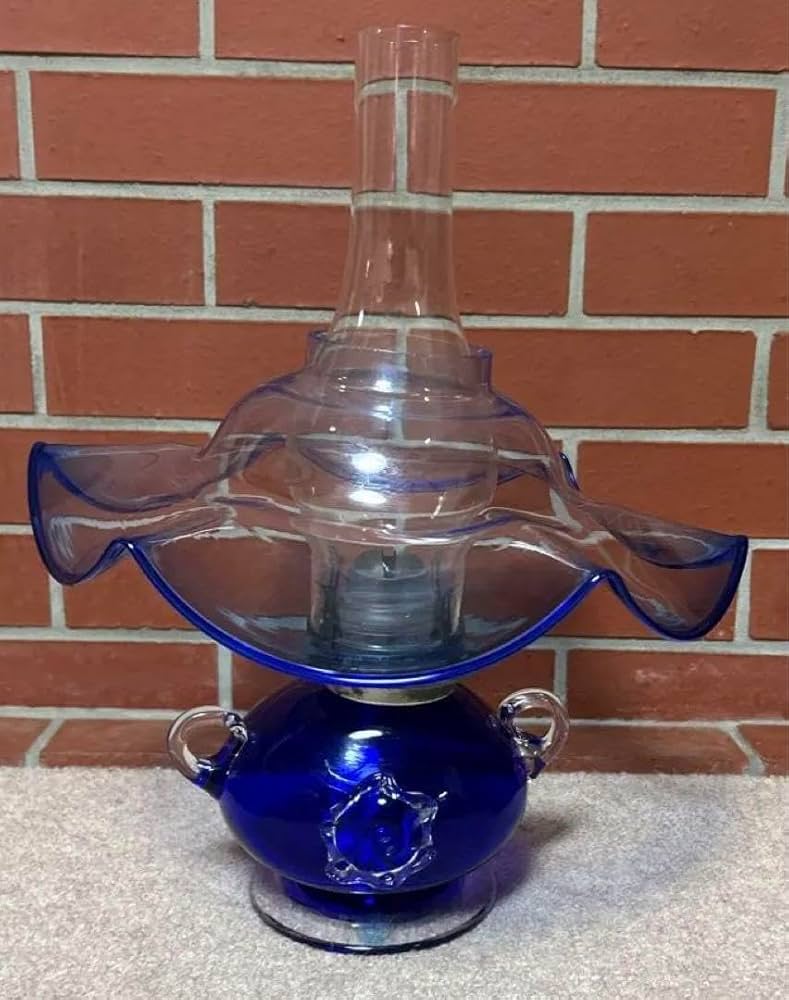 Amazon.co.jp: ︎︎北海道小樽 ヴィンテージ 北一硝子 青いガラス製