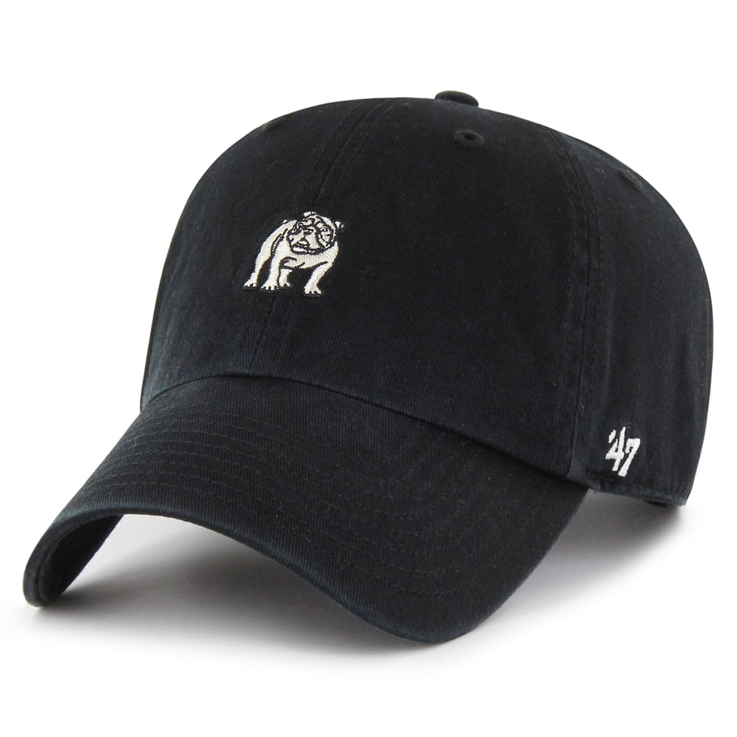 47 Brand Adjustable Clean UP Cap - Dog ICON Bulldog Black