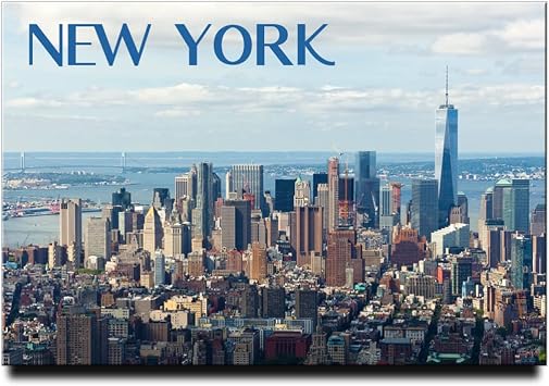 Manhattan Fridge Magnet New York City Travel Souvenir