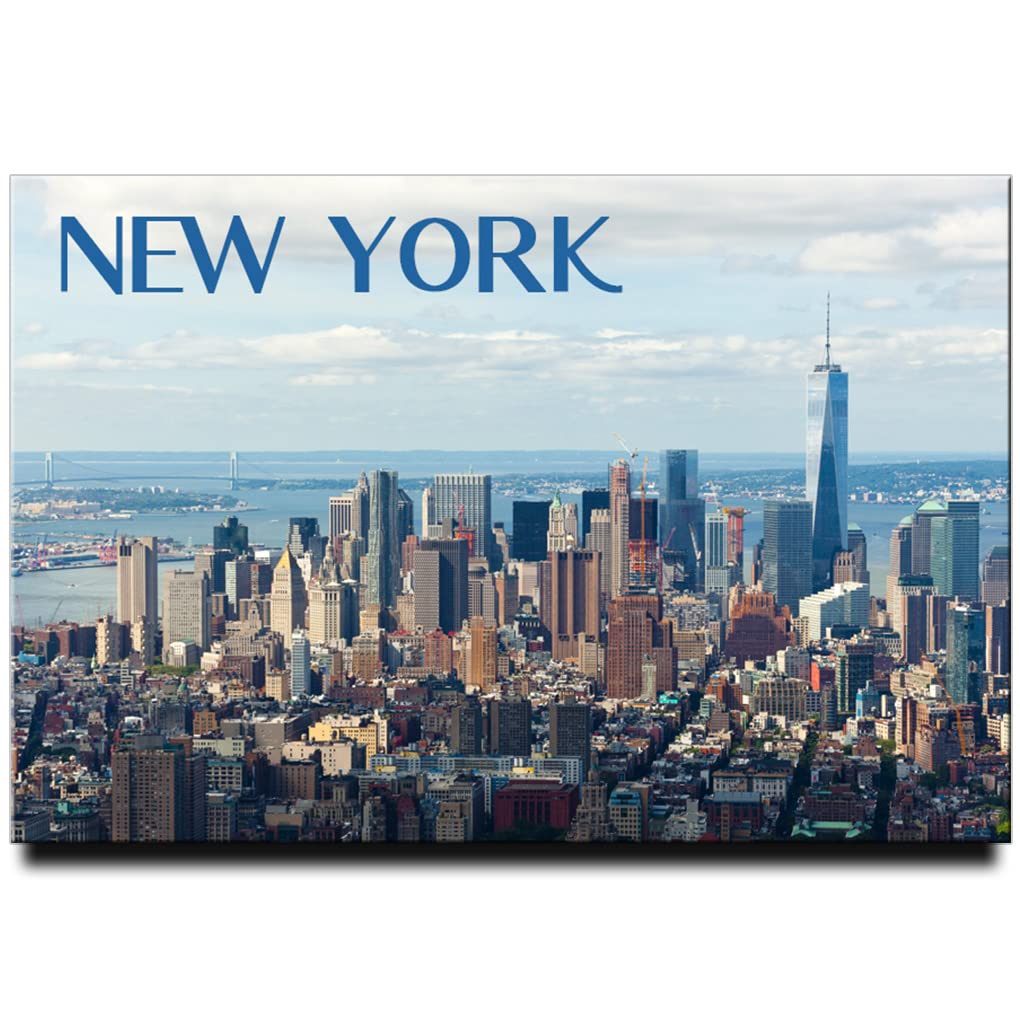 Manhattan Fridge Magnet New York City Travel Souvenir