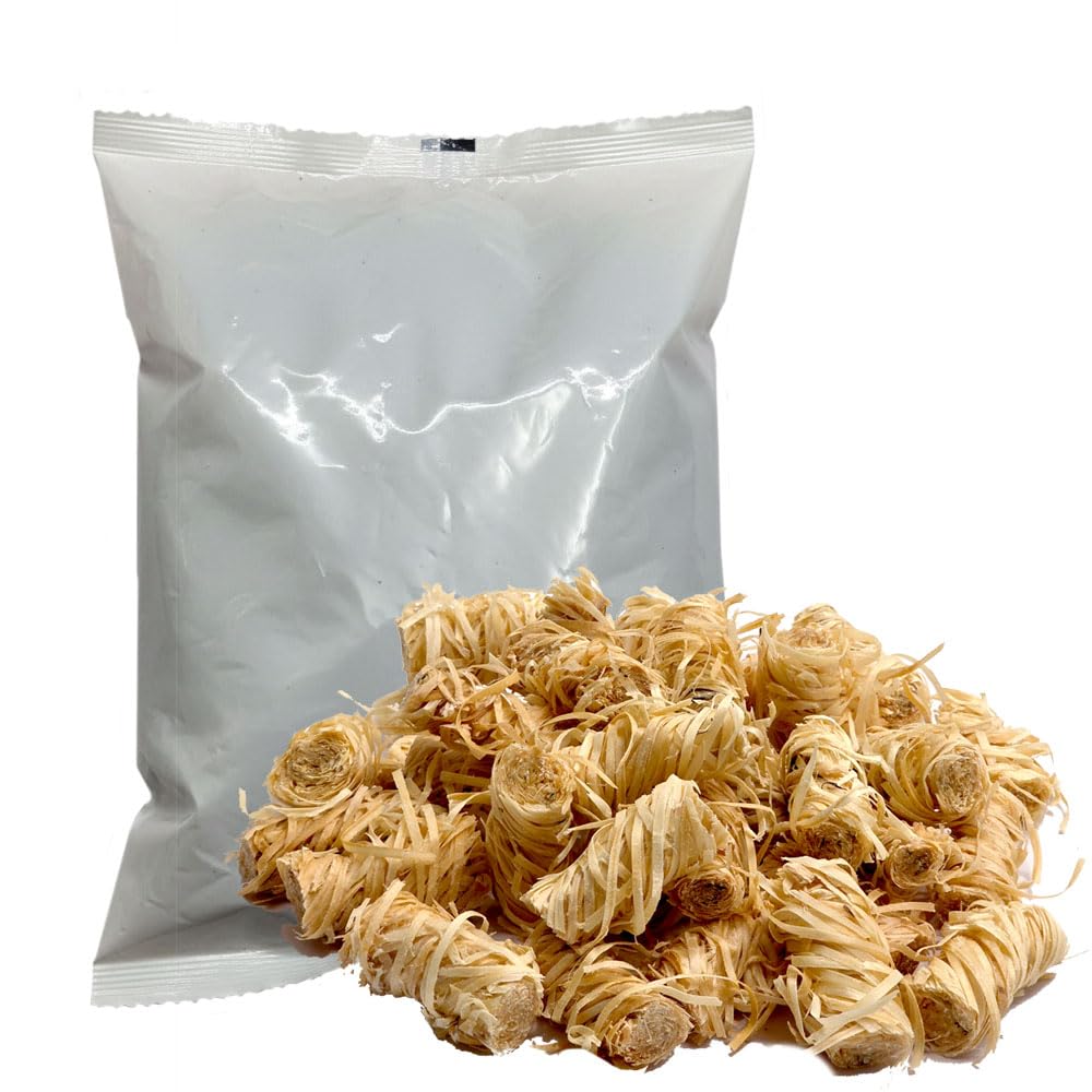 Blaze Woodwool Firelighters – Approx. 25 Pieces – Quick Ignition – No Odour – Natural Wood & Wax – Suitable for Stoves, BBQs, Fire Pits & Open Fires