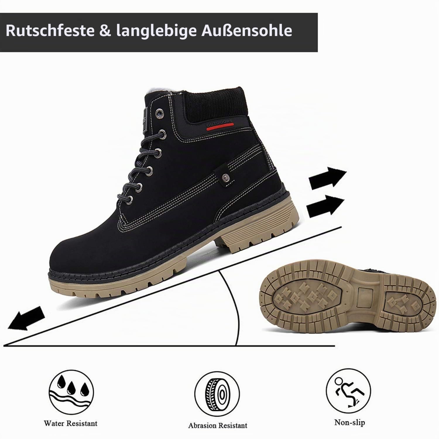 Eagsouni Winterschuhe Herren Damen