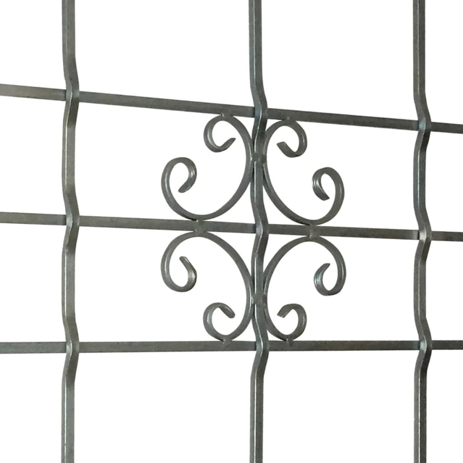 Homgoday Rejilla de Seguridad para la Ventana 69 x 114 cm Barra de Seguridad Ajustable para Ventana Reja Barreras Puerta Entrada Protector Propiedad