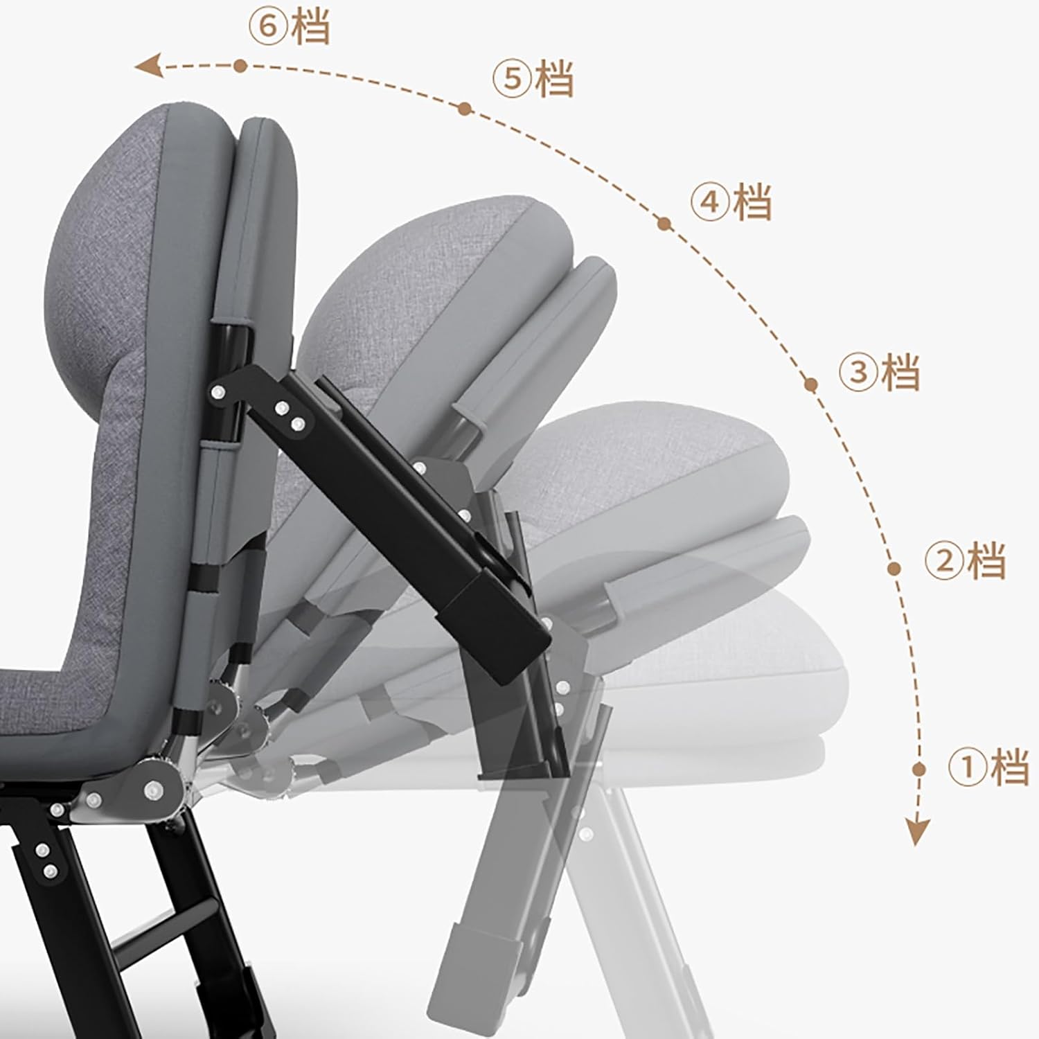 Single Bed Folding Bed Guest Bed With Memory Foam Mattress, Portable Single Camp Bed Foldable Bed Camping Bed Pull Out Bed Camp Beds For Adults, Chair Bed Steel Frame Load Bearing 200KG ( Size : 180x5