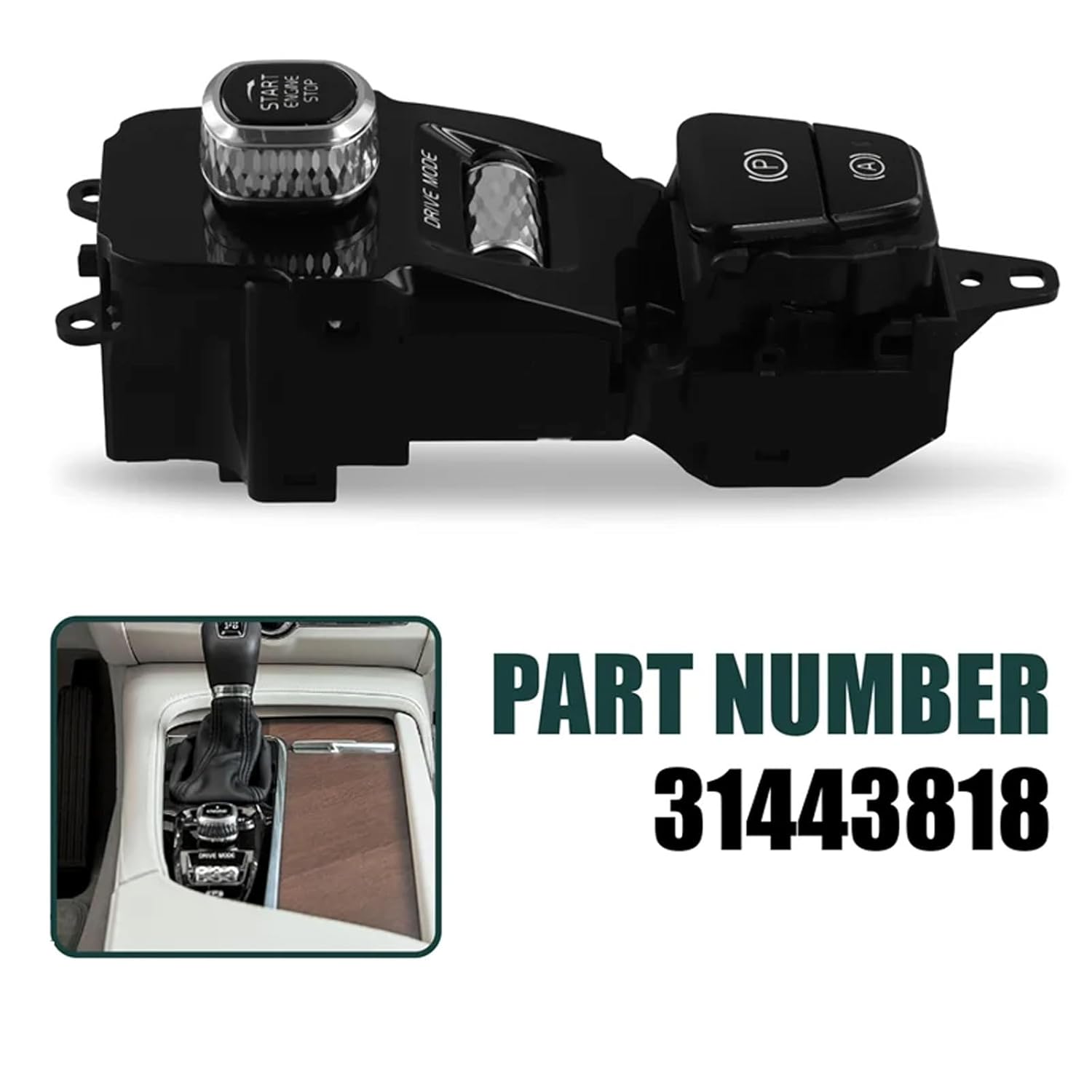 Multifunction Driving Mode Switches Panel Seal Structure 5 Option Fast Response for Vehicles 31443818 Car Selector Switches