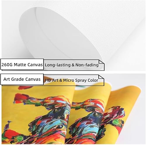 Miniatura 6 de Wyoming, Estados Unidos - Cuadros de pared para sala de estar, pintura sobre lienzo, 3 piezas, arte de pared de granero, montañas rocosas,