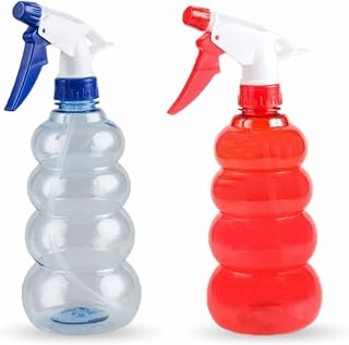 Spray Bottles Mist Bottle Empty Cleaning Sprayer Atomiser Continuous Mister For Hair Dressing Water Misting Plastic Pressurised Hand Trigger Stream Nozzle Barber Garden Travel Refillable 500ml (1 Pc)
