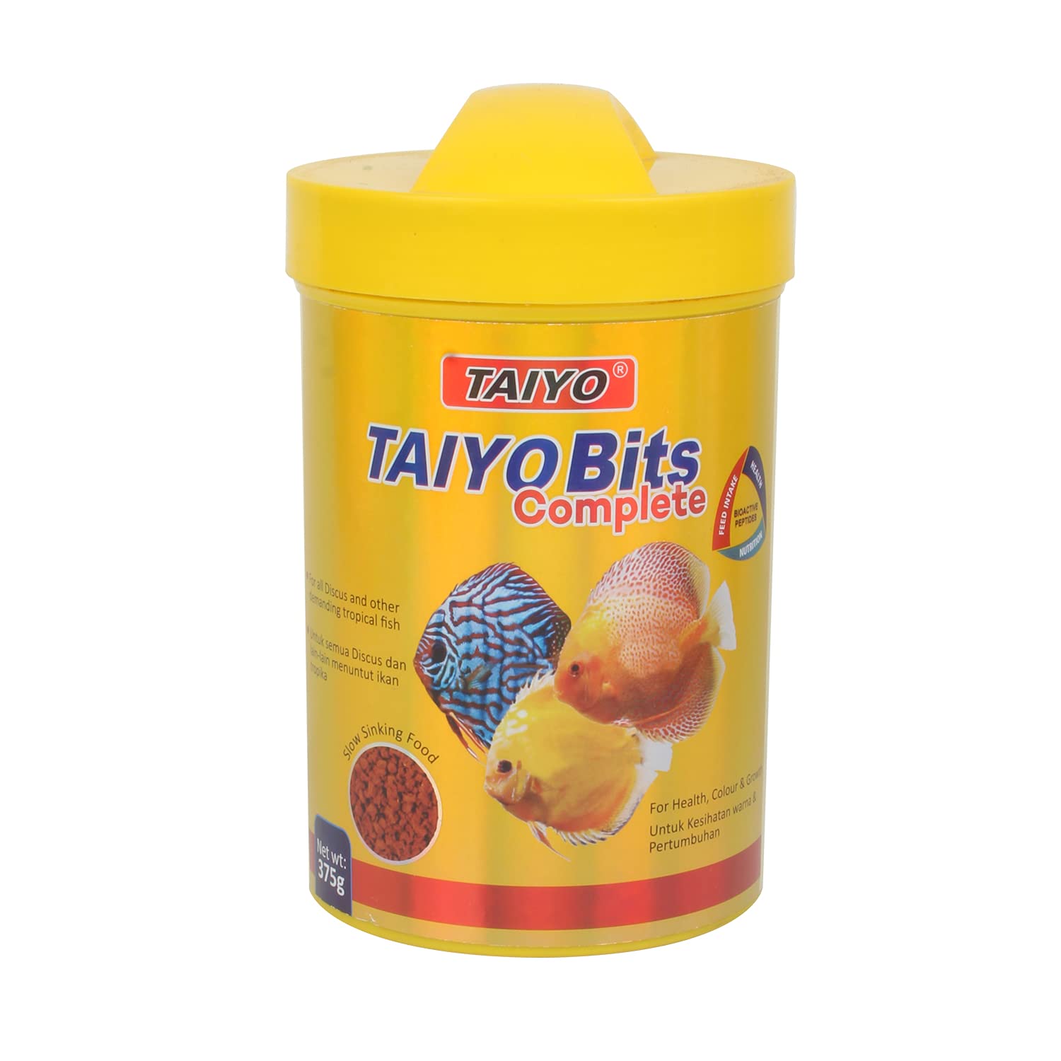 TAIYO Bits Complete Aquarium Fish Food for All Tropical Fishes | The Natural Color Enhancer | 375 g (B094128LF5) Amazon Price History, Amazon Price Tracker