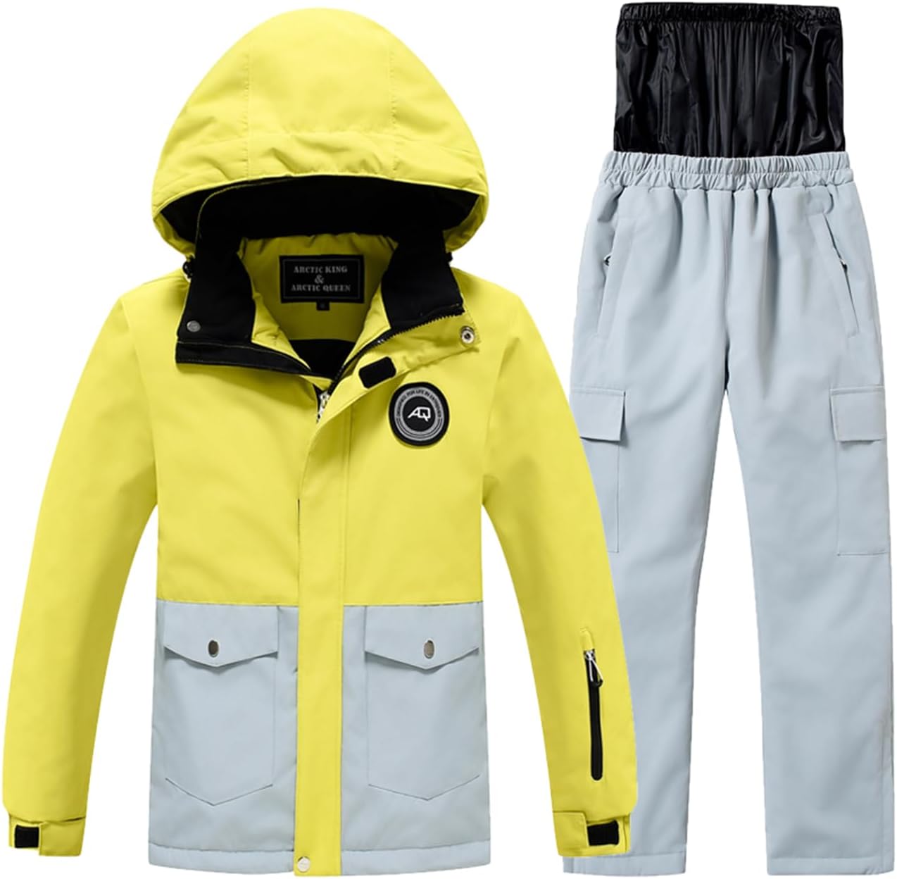 Kid Jacket and Snow Pant Set Boy Winter Snowboard Suit Girls Waterproof Ski Coat