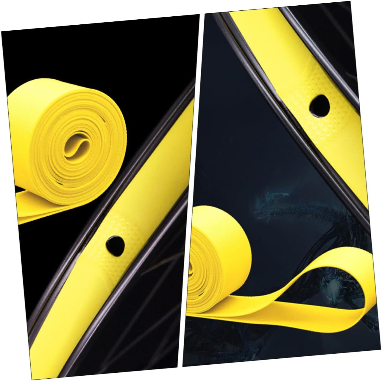10pcs Rim Strips Protector PVC Tire Liner for Inner Tube Puncture-Resistant Cushion Suitable for Road and Design