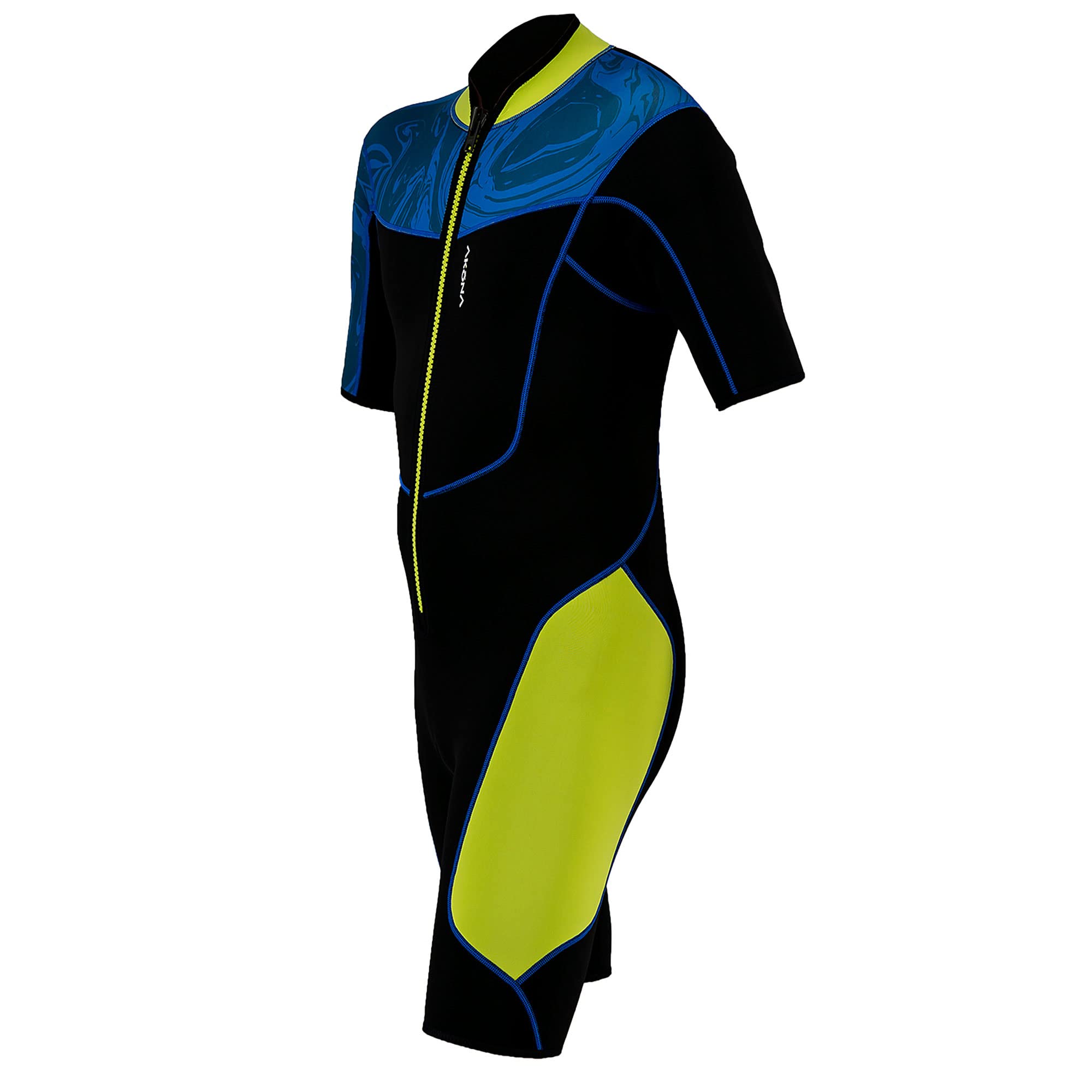 Amazon.com: AKONA Men's Tropic Shorty Front Zip 3/2mm Wetsuit