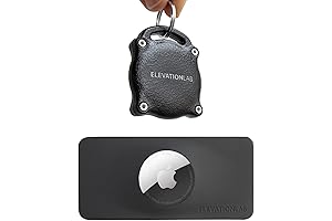 TagVault Wallet + Keychain - The Signature AirTag Wallet (1) + Durable AirTag Keychain (1)