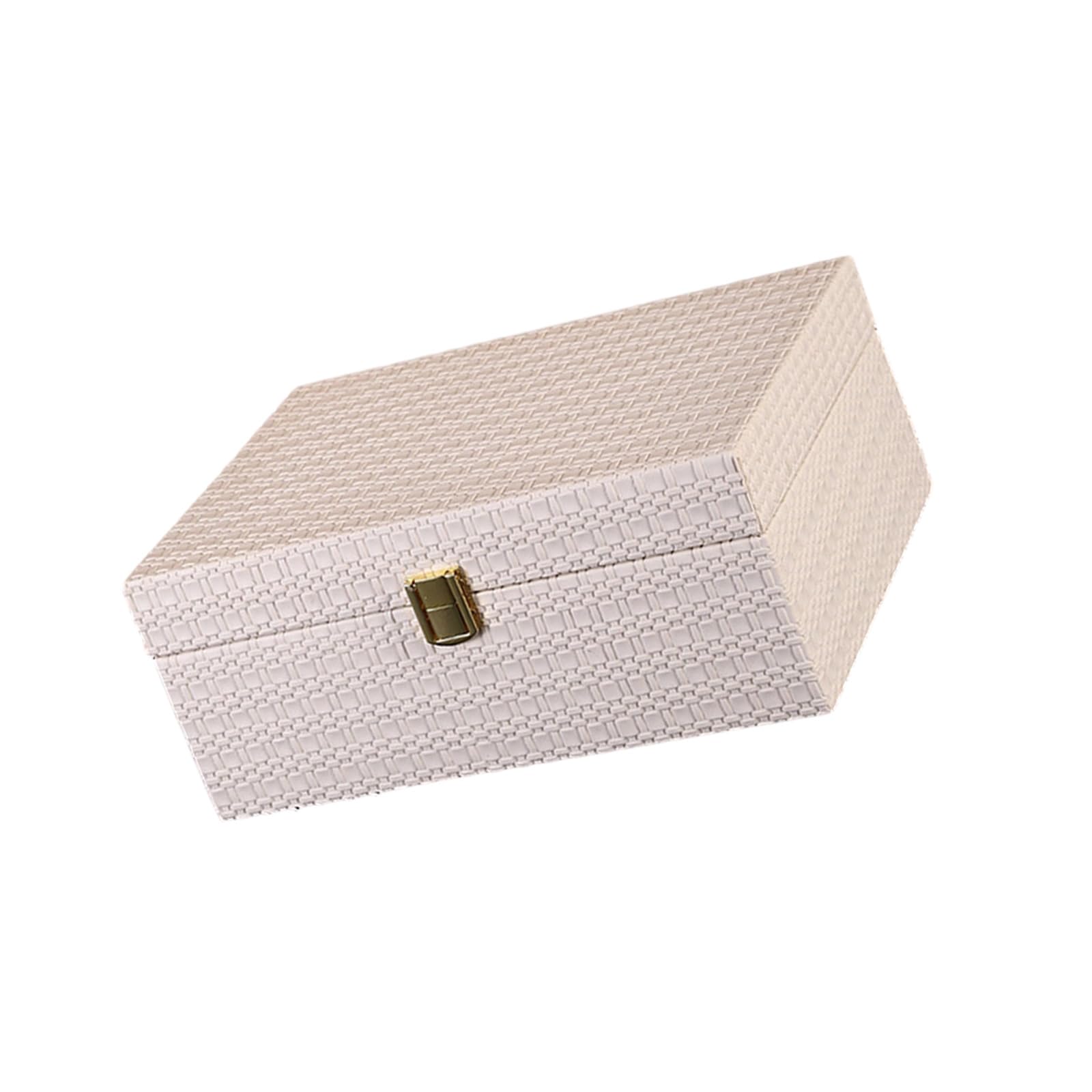 our fave Decorative Wooden Storage Box with Metal Hardware for Blankets Scarves Hats Keeping Closet Organized and Stylish Fabric Storage Container