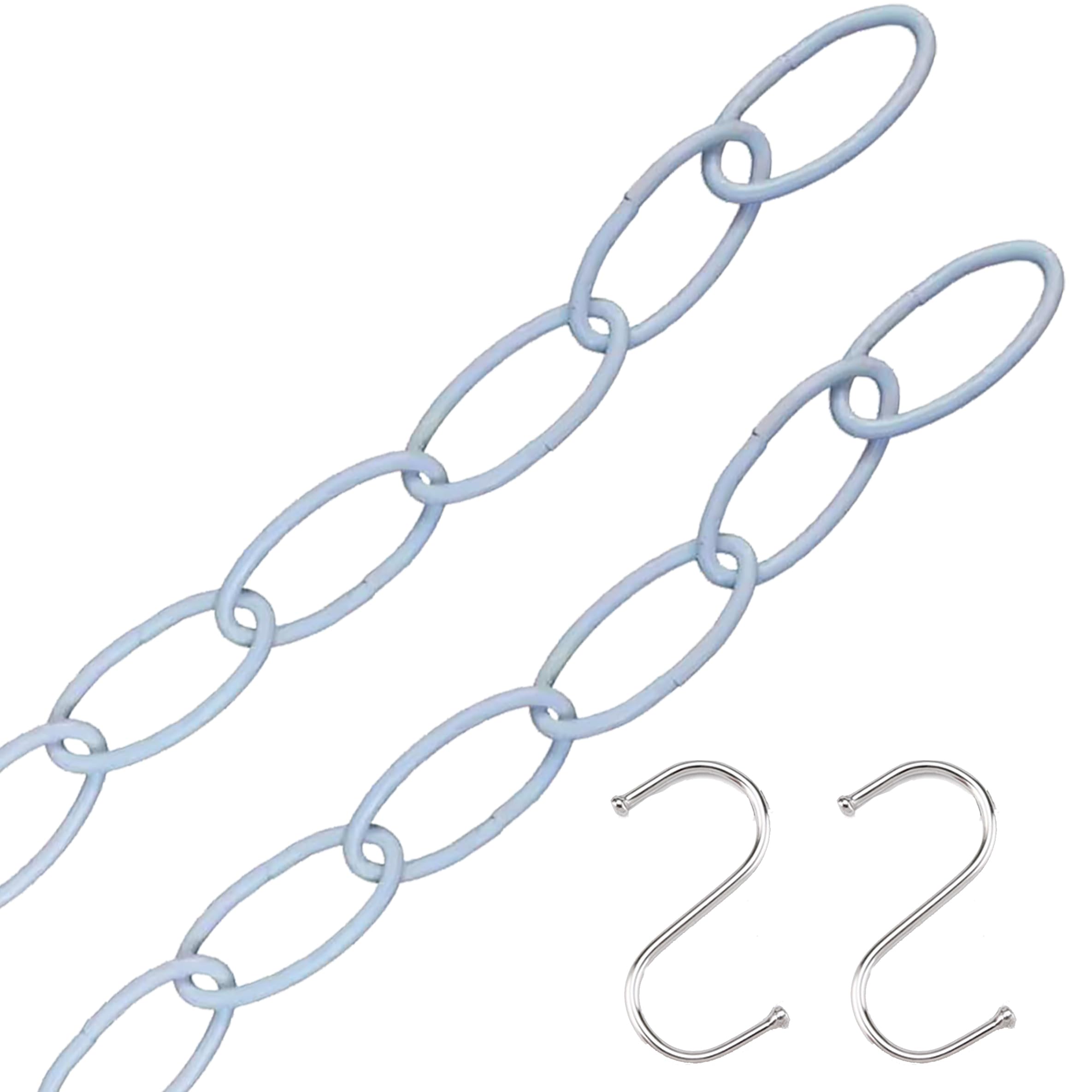 Hanging Chain for Plants, Living Room, Chandelier (2, White)