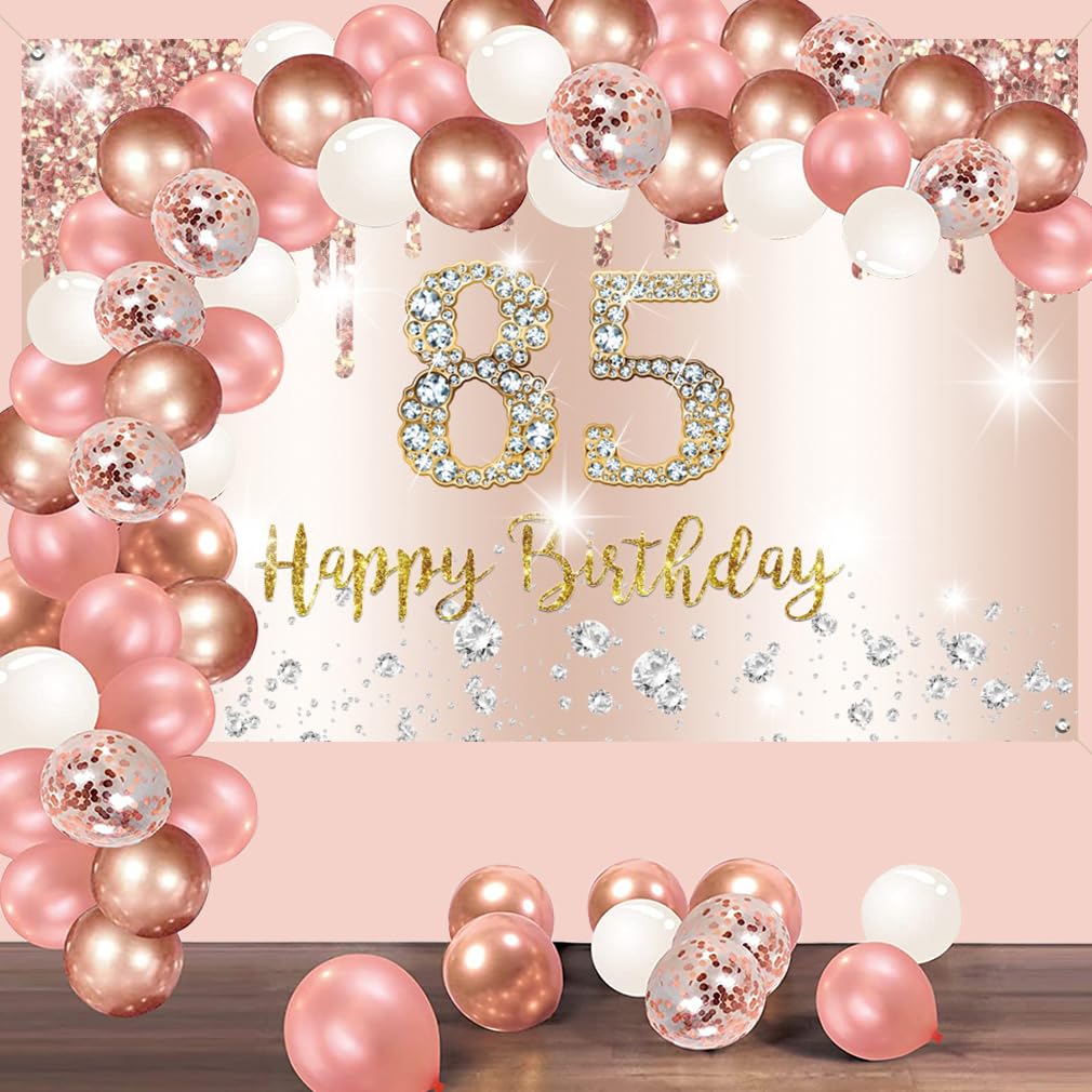 Gold-Glitzer Zahlen 85 – DIY Partydeko Für Geburtstag & Jubiläum