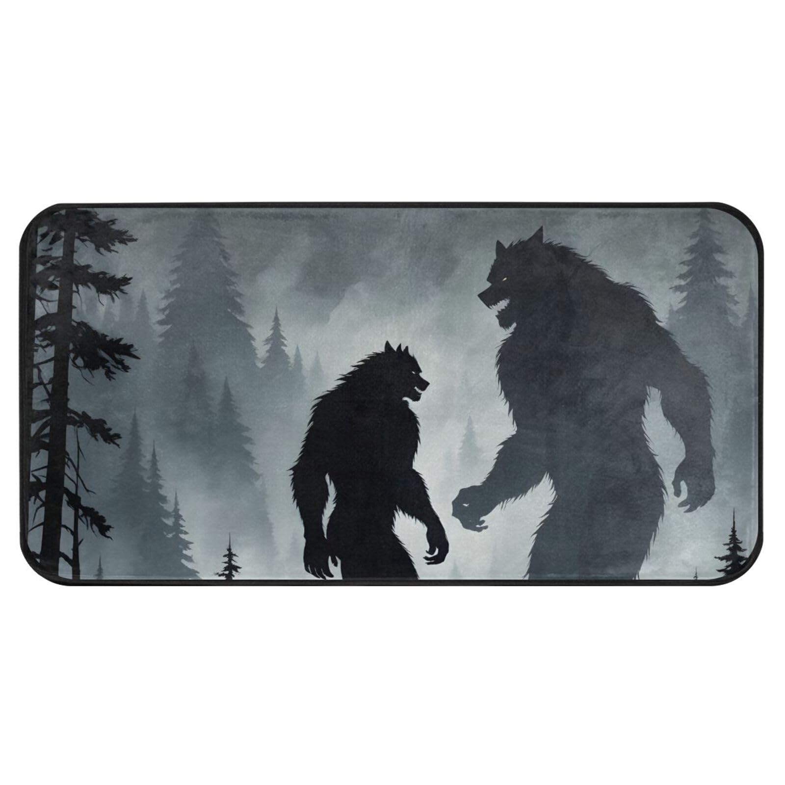 Lycan Rug Werewolf Throw Rug Alaskan Wolf Fur Throw Rug By Heirloom – Make