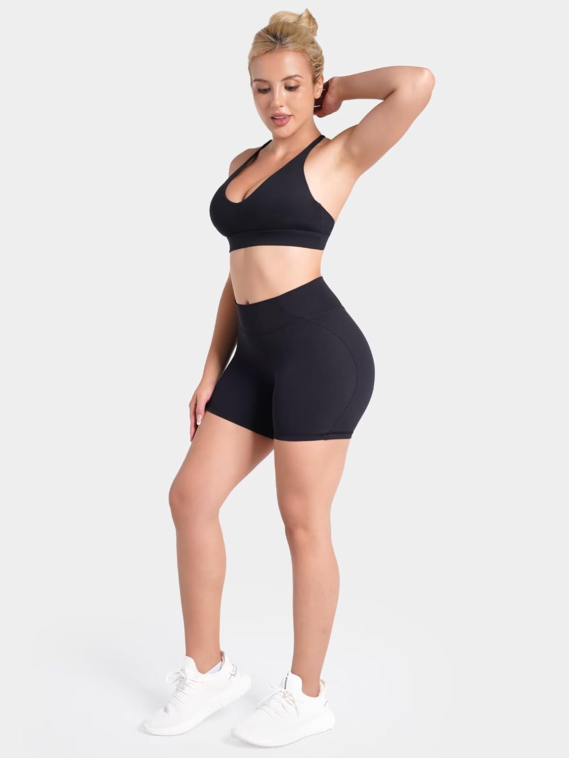 Sunzel No Front Seam High Waist Gym Shorts for Women, Squat Proof Biker Shorts with Tummy Control for Yoga Workout Running - Image 7