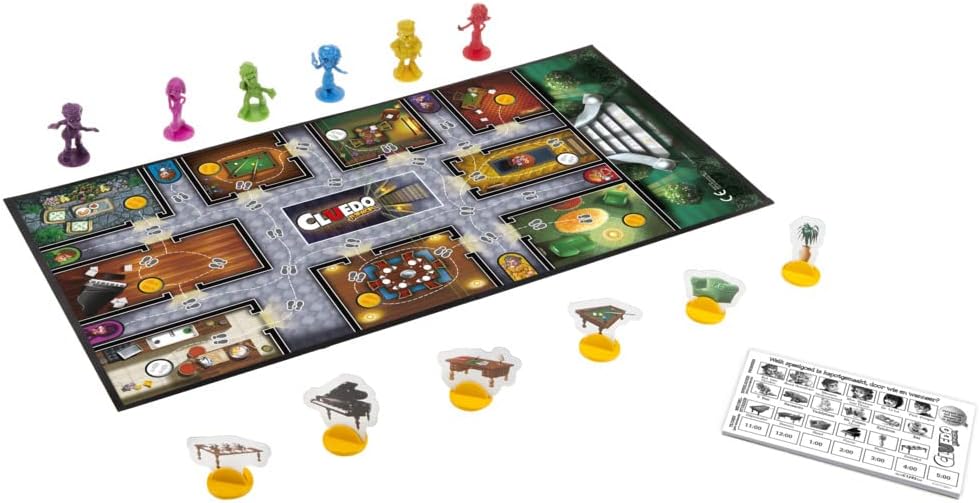 Hasbro Gaming Cluedo Junior Board Game for Children (Dutch) - 2-6 Players, Ages 4-8, Blue/Purple, 4.13 x 26.67 x 26.67 cm - Image 5