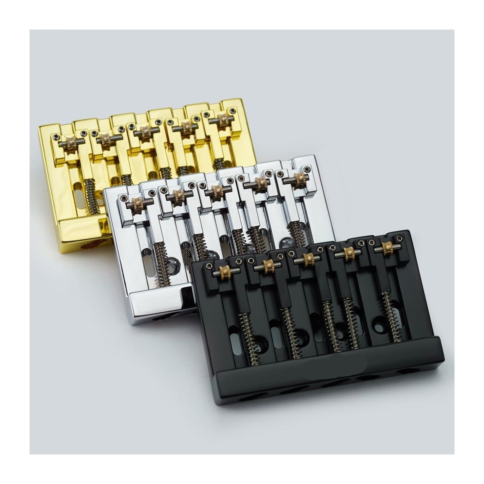 Generisch Bassbruecke, 4-Saiten 5-Saiten, Rollen, Messing