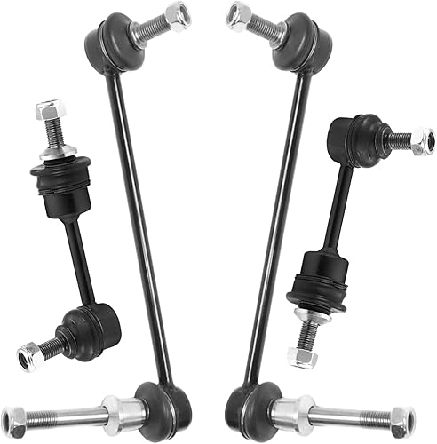 Miniatura 24 de Detroit Axle - 4 barras estabilizadoras para Jeep Grand Cherokee Commander 2005-2010 2006 2007 2008 2009 de repuesto delantero y trasero