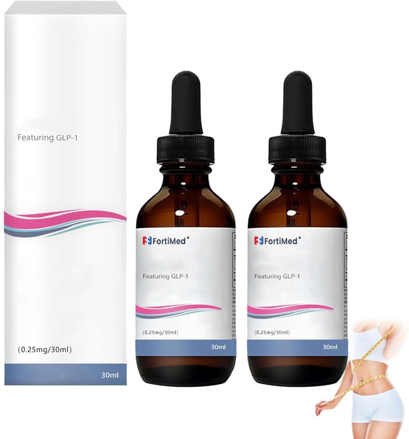 Trimova Drops, Natural GLP-1 Drops Trimove for Women & Men (30 ML*2 Bottle)  : Buy Online at Best Price in KSA