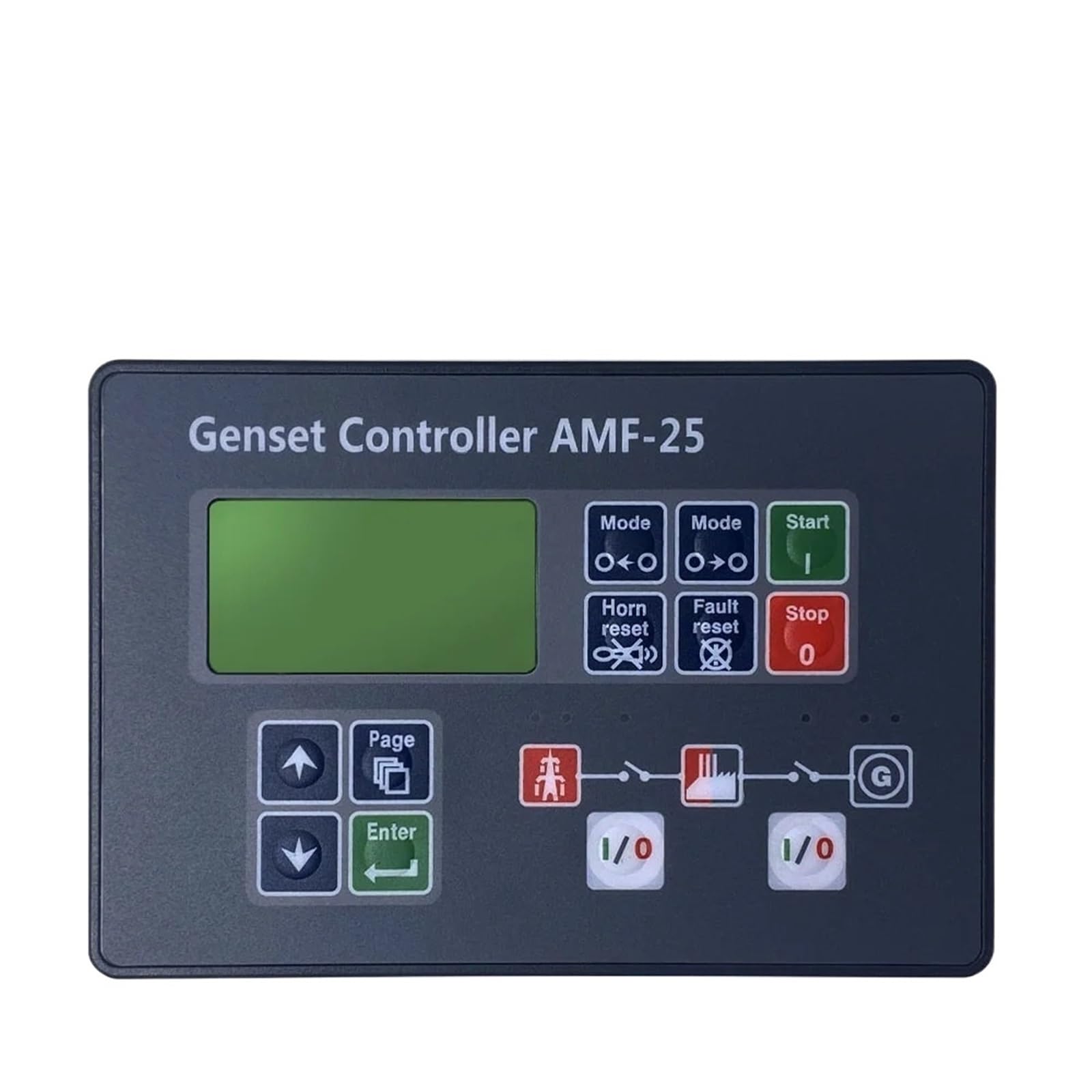 Jdilfunu Amf25 Generator Controller Auto Start Lcd Control Panel Amf-25 1Pcs