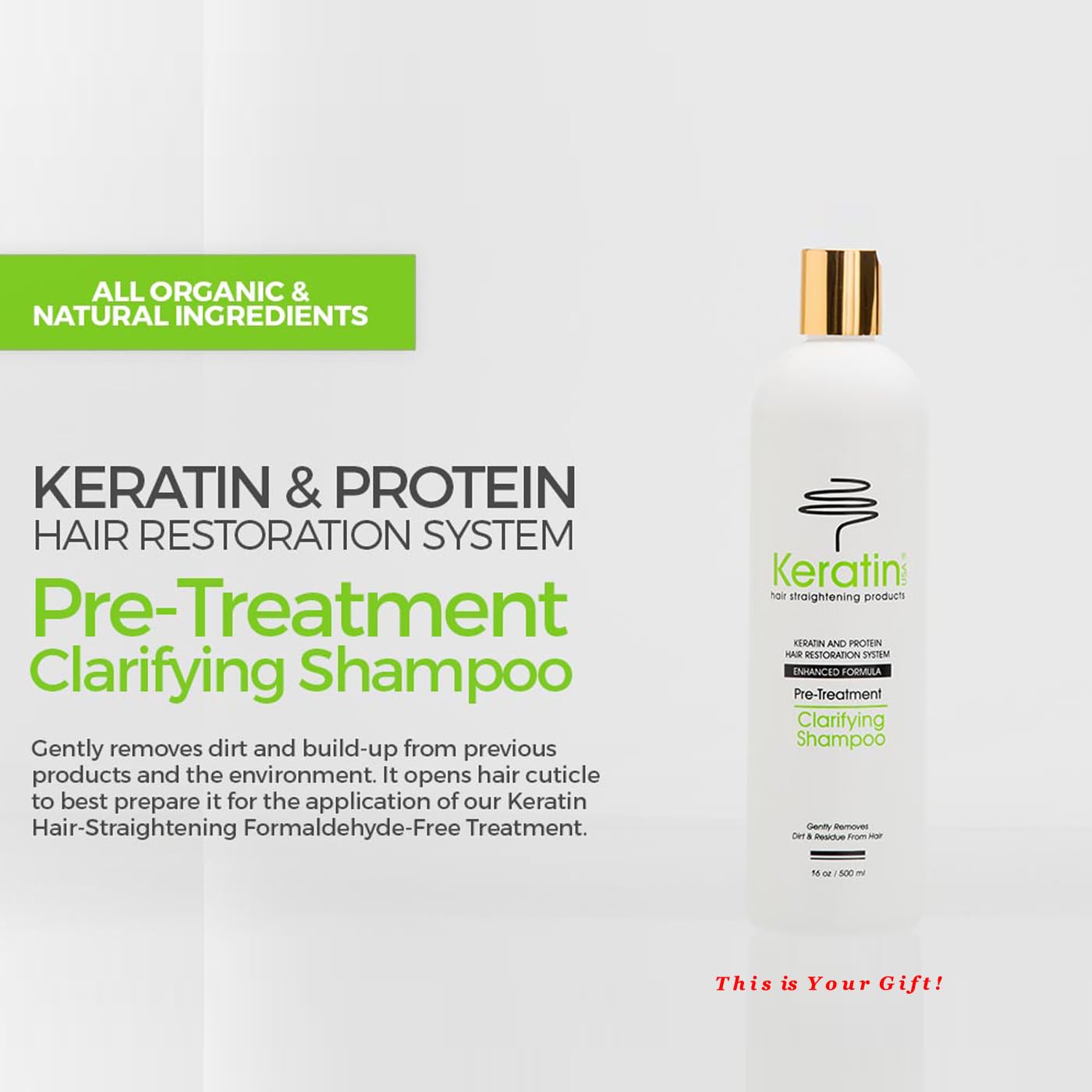 Pre-Treatment Clarifying Shampoo Enhanced Formula 16oz / 500ml