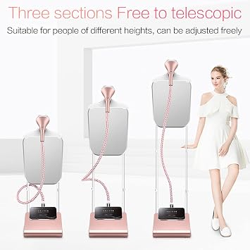 Professional Vertical Garment Steamers for Clothes Pants Full Size Standing Steam Press Iron Built-In Ironing Board for Household Clothing Shop