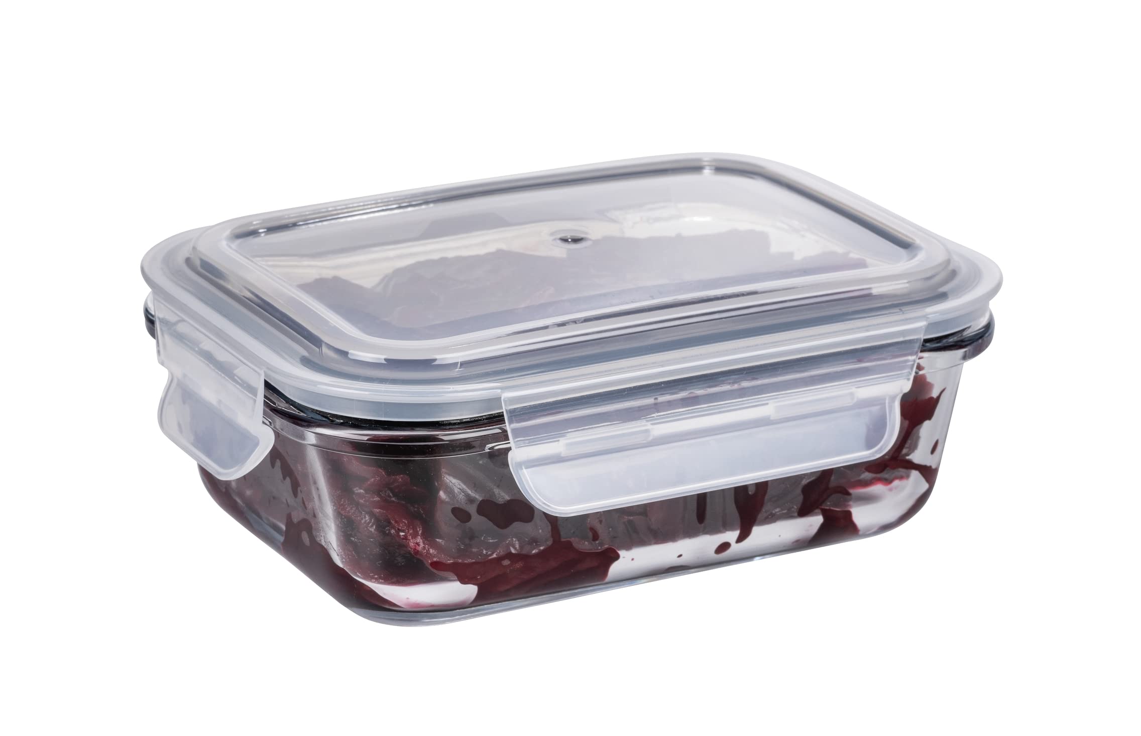 WENKO Glas Frischhaltedose Pacu 1 Liter – Luftdicht, Stapelbar, Mit Silikondichtung