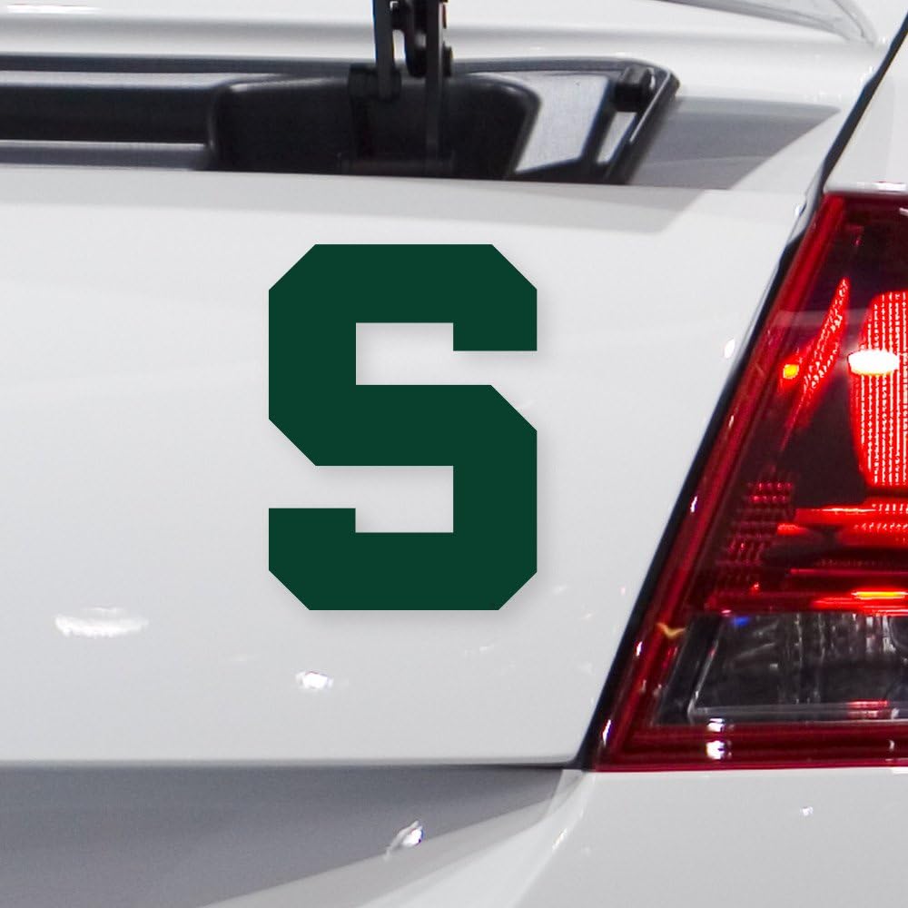 Michigan State University Spartans Sticker Block S Logo Heavy-Duty Waterproof Car Decal for Windows, Laptops or Water Bottles (Green) - Image 4