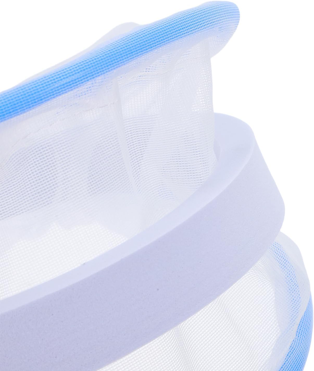 ibasenice 2pcs Nylon Floating Fish Tank Breeding Box for Guppy Fry and Shrimp Isolation, Round Mesh Hatchery with Stable Floating Design, Efficient Hatching and Easy Cleaning for Aquarium