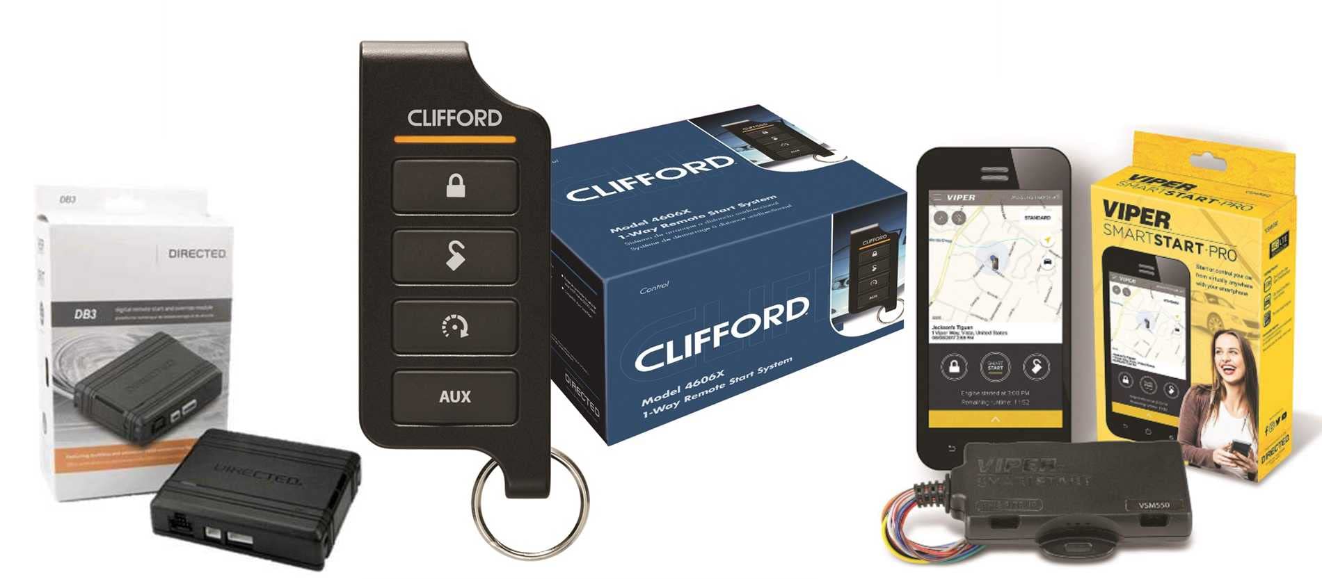 Amazon.com: Clifford 4606X Remote Start System Bundled with + (1 