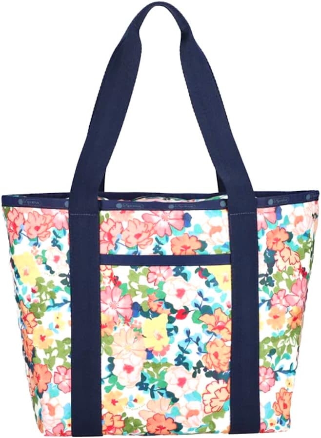 LeSportsac Colorful Garden Everyday Zip Tote Handbag/Travel Bag, Style 3867/Color