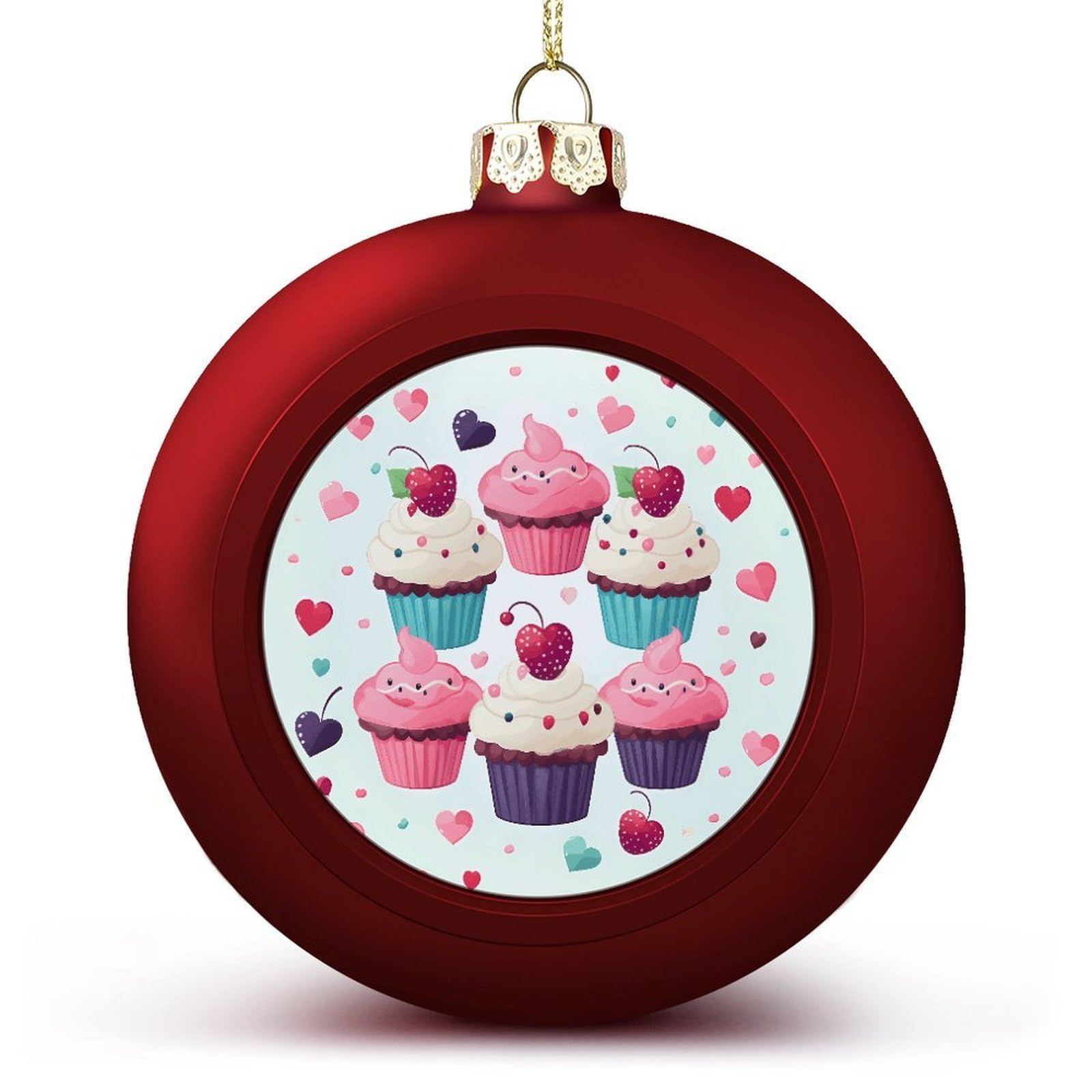 Décorations de sapin de Noël cœur suspendre fête mariage
