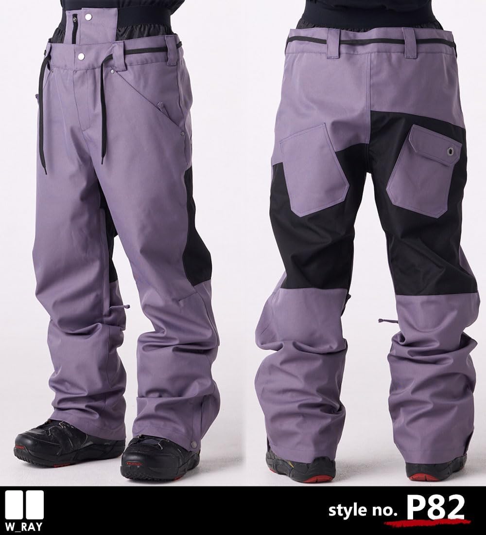 ダブルレイ] スノーボードウェア メンズ 上下セット 全19カラー 7