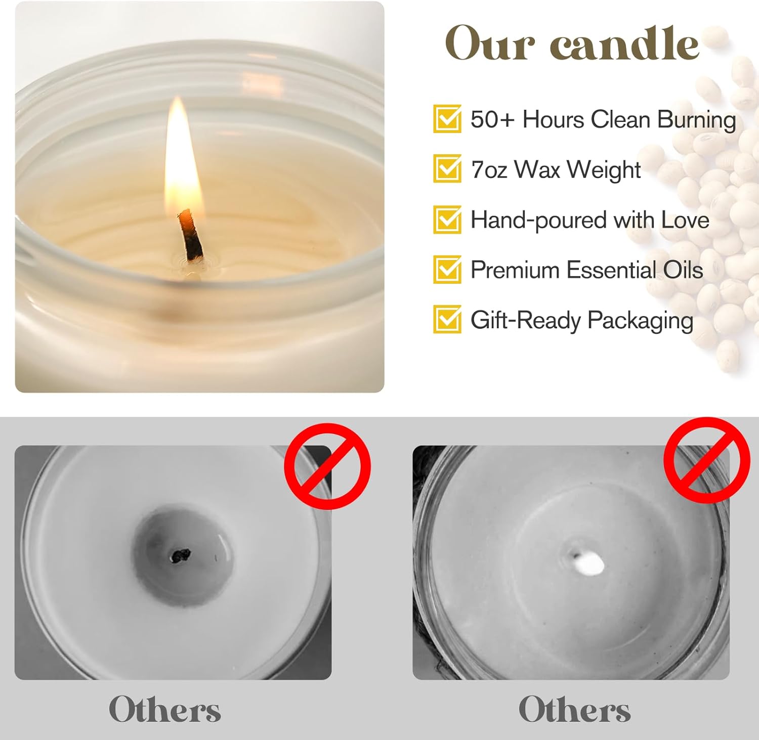 Friendship Gifts for Women - Friends Themed Gift for Friends, BFF, Bestie, Coworkers, Sister, Friendship Candle for Birthday Christmas Anniversary, Going Away Present for Women Friends, Work Bestie - Image 7