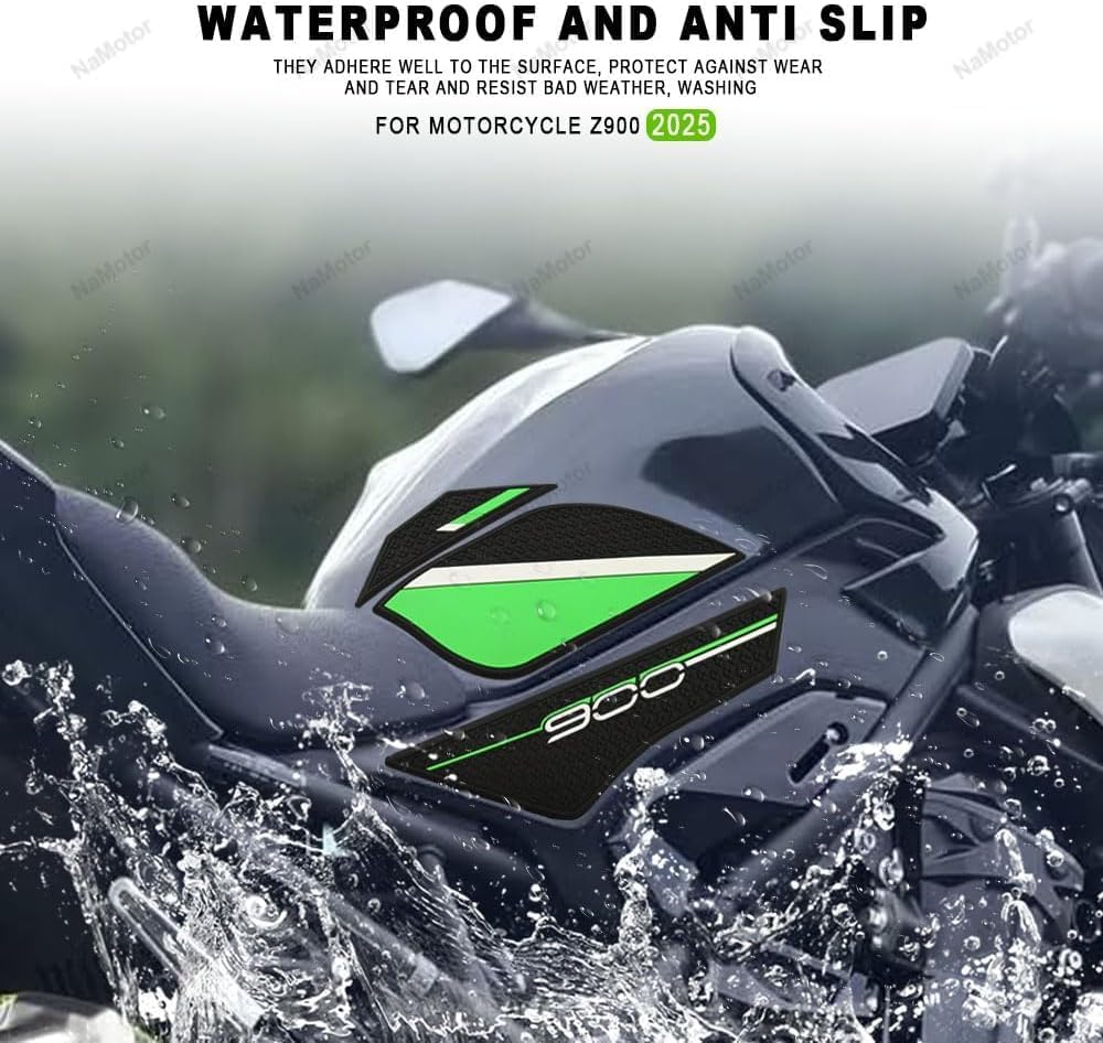 Motorcycle Tank Pad Stciker Non-Slip and Scratch Resistant Fuel Tank Sticker For Z900 Z 900 2025