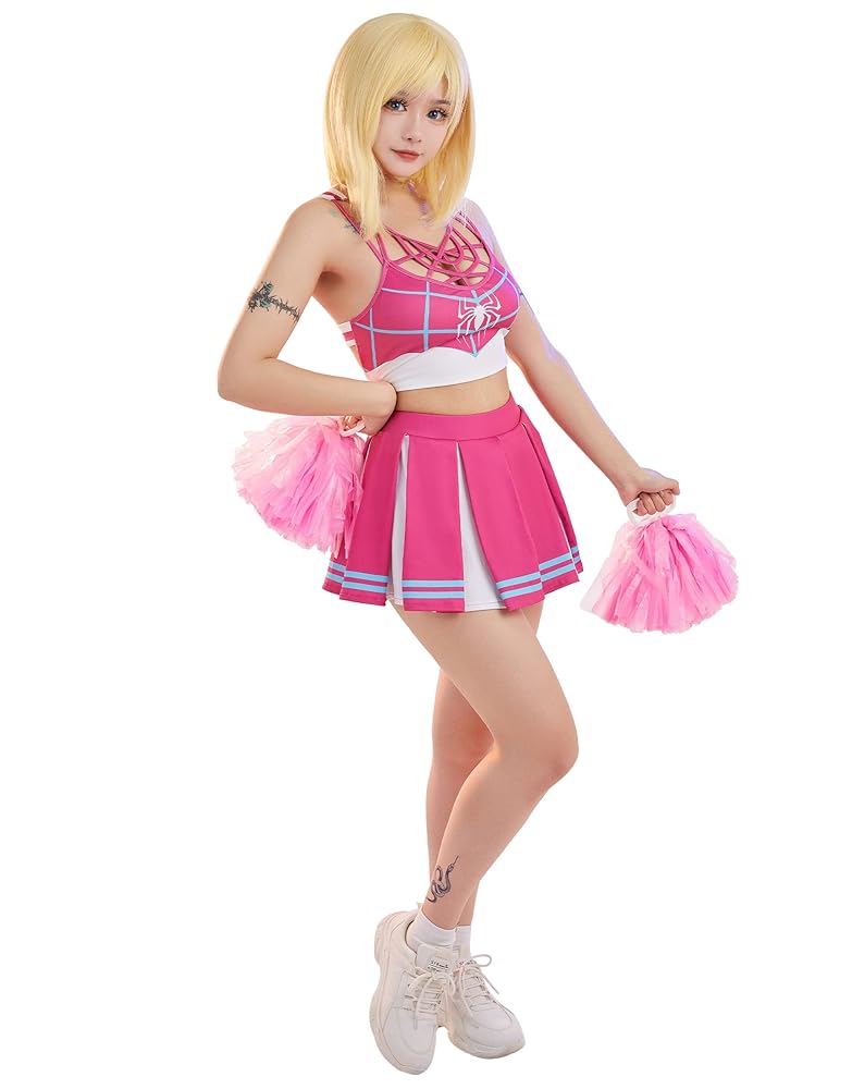 高校 チア ユニフォーム チア服 ピンク Amazon.co.jp