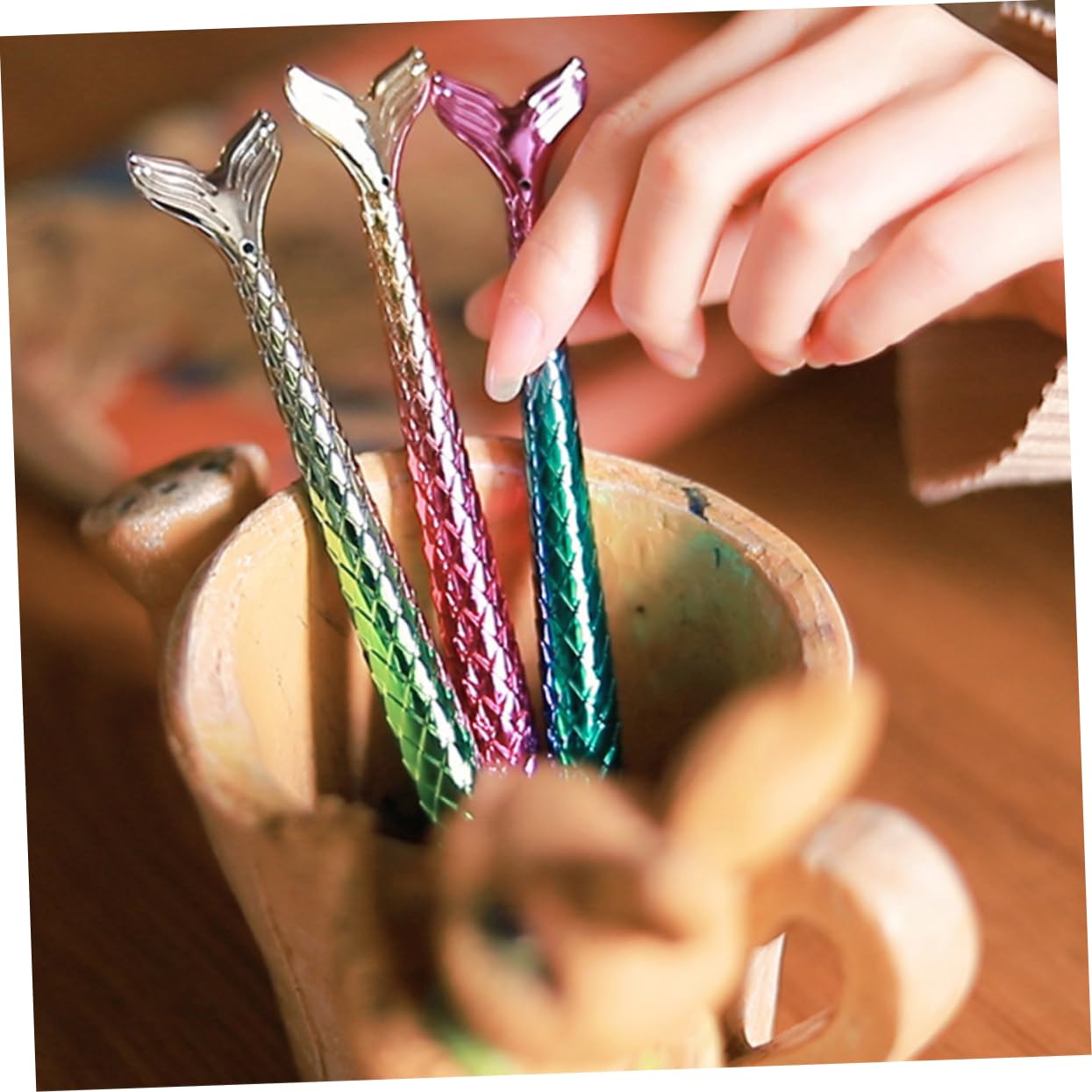 Lot De 5 Stylos À Pointe Fine De 12 Couleurs 6 Pièces X 5 Pour Lécriture Le Bureau Lécole