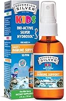 Vista 1 de Sovereign Silver Apoyo inmunológico para niños, plata coloidal, hidrosol de plata bio-activo, 10 ppm, espray de niebla fina, 2 onzas líquidas